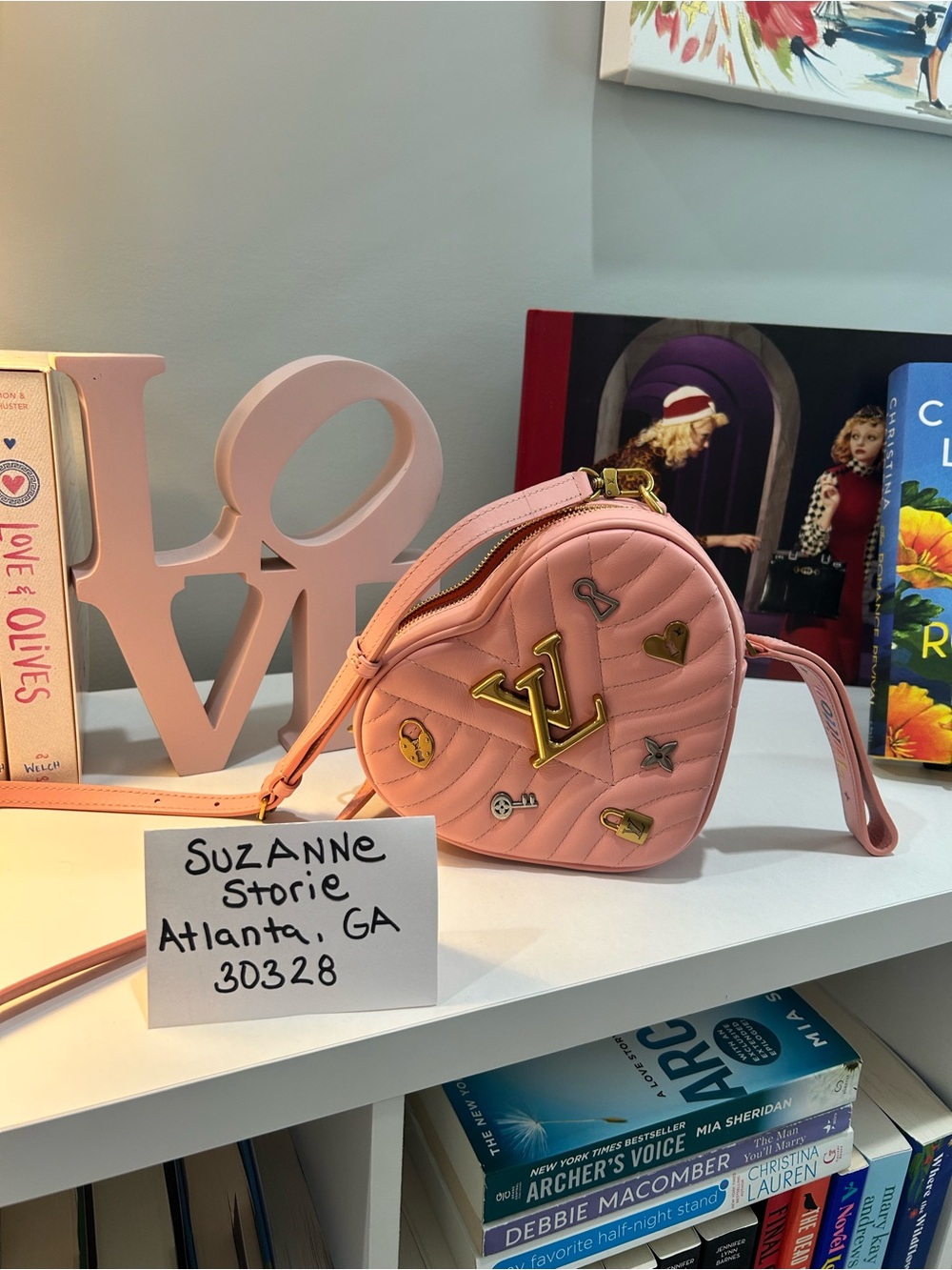 Louis Vuitton New Wave Limited Edition Love Lock Heart Pink Bag💕